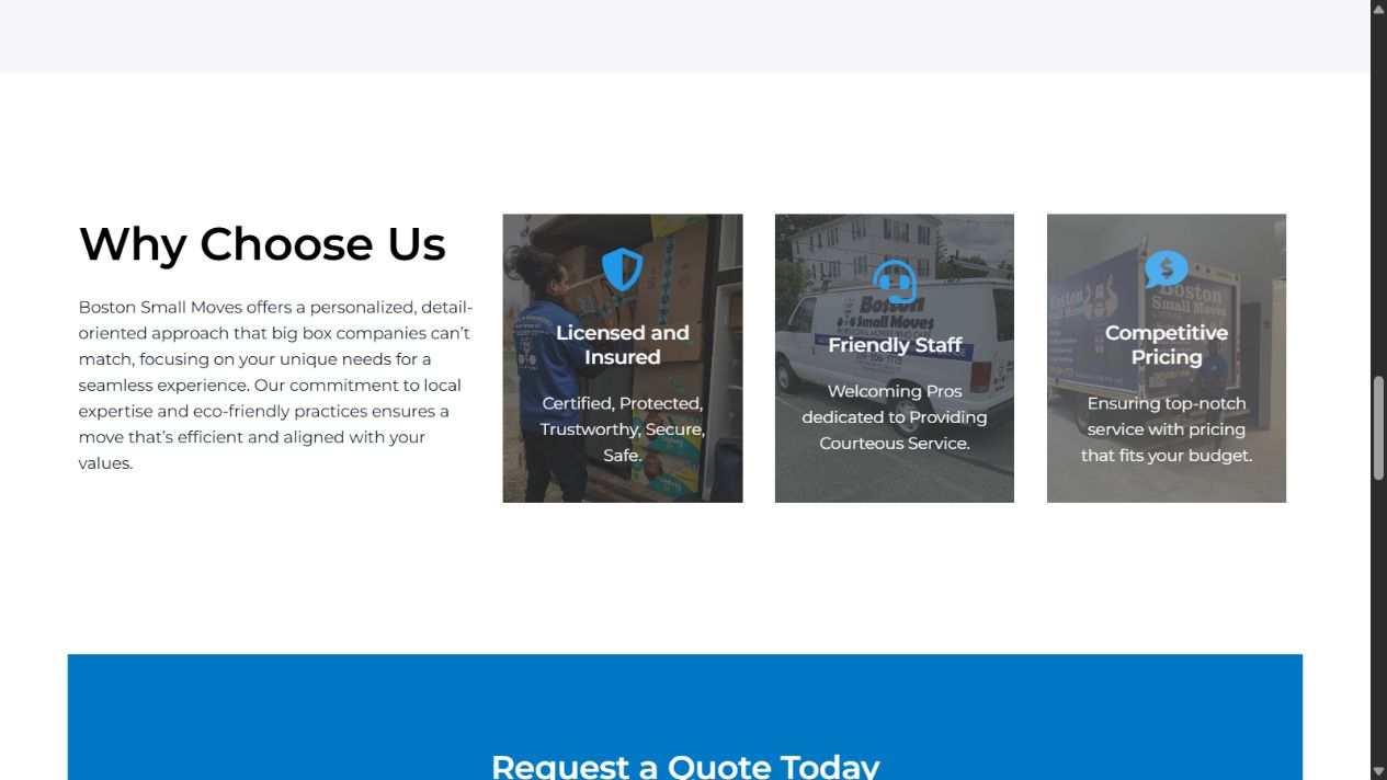 Boston Small Moves benefits content