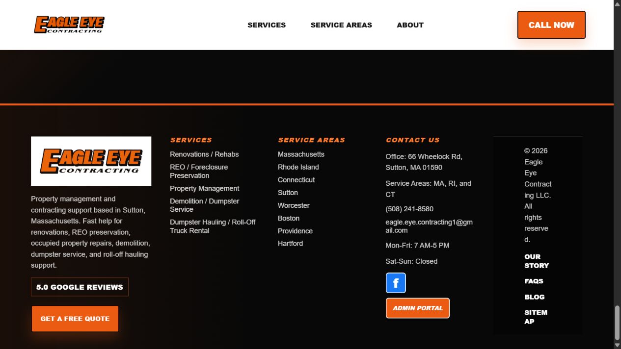 Eagle Eye Contracting project information